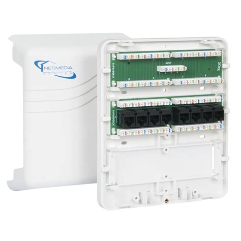 data distribution box residential|ICC Mini Plastic Structured Wiring Enclosure, Media Enclosure .